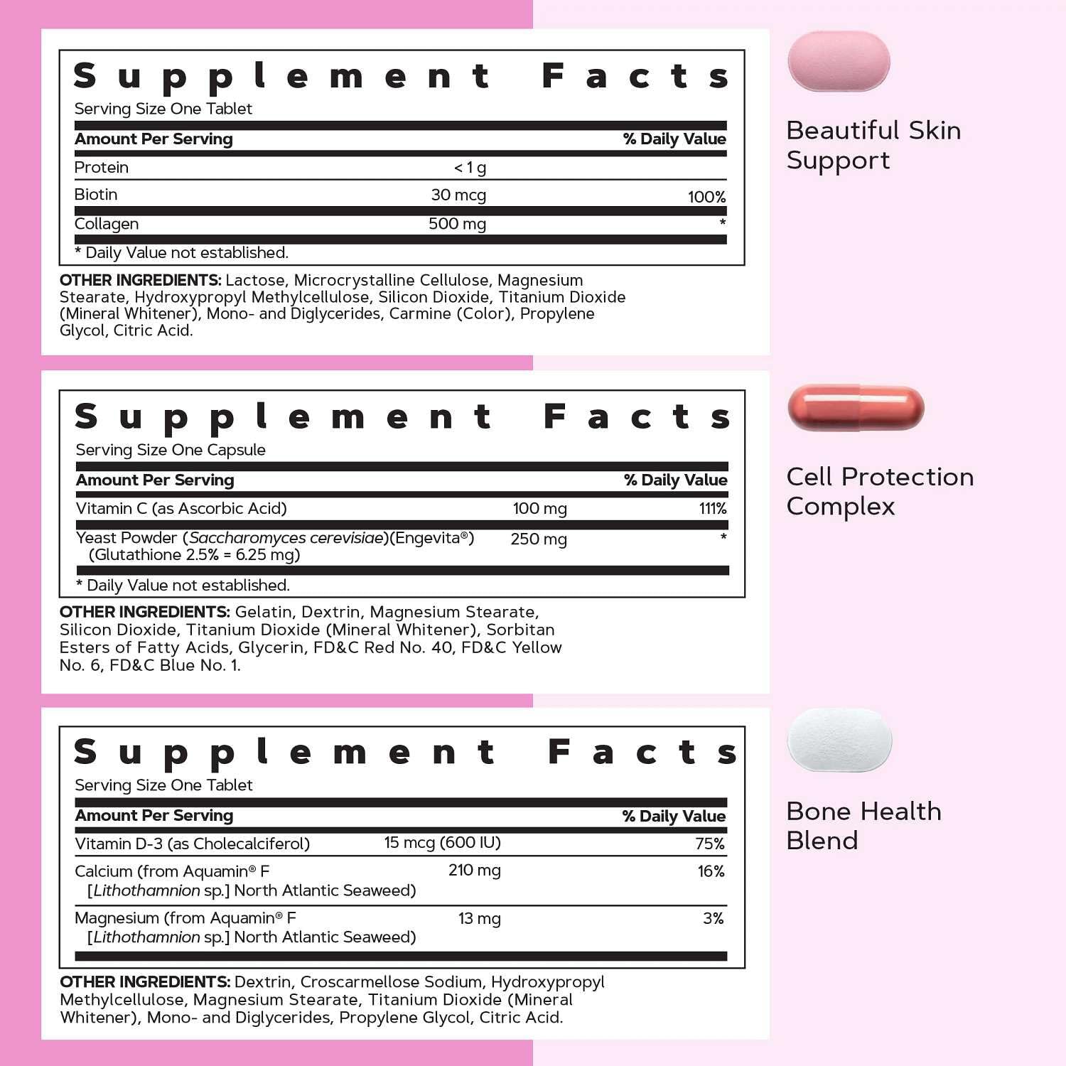GNC producto sobre la encimera de cocina integrado en una rutina matutina