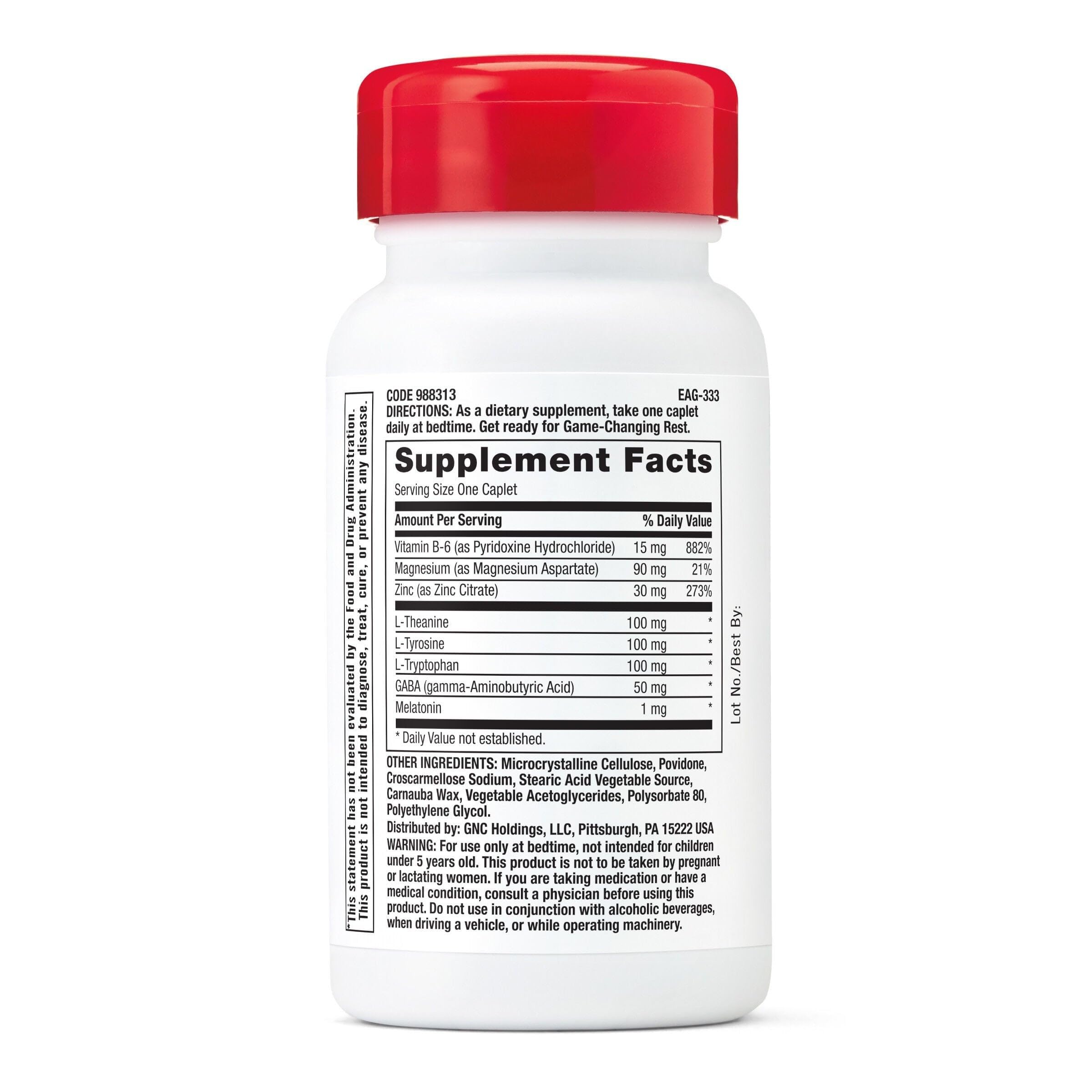 GNC Pro Performance primer plano de tabletas mostrando textura y compactación