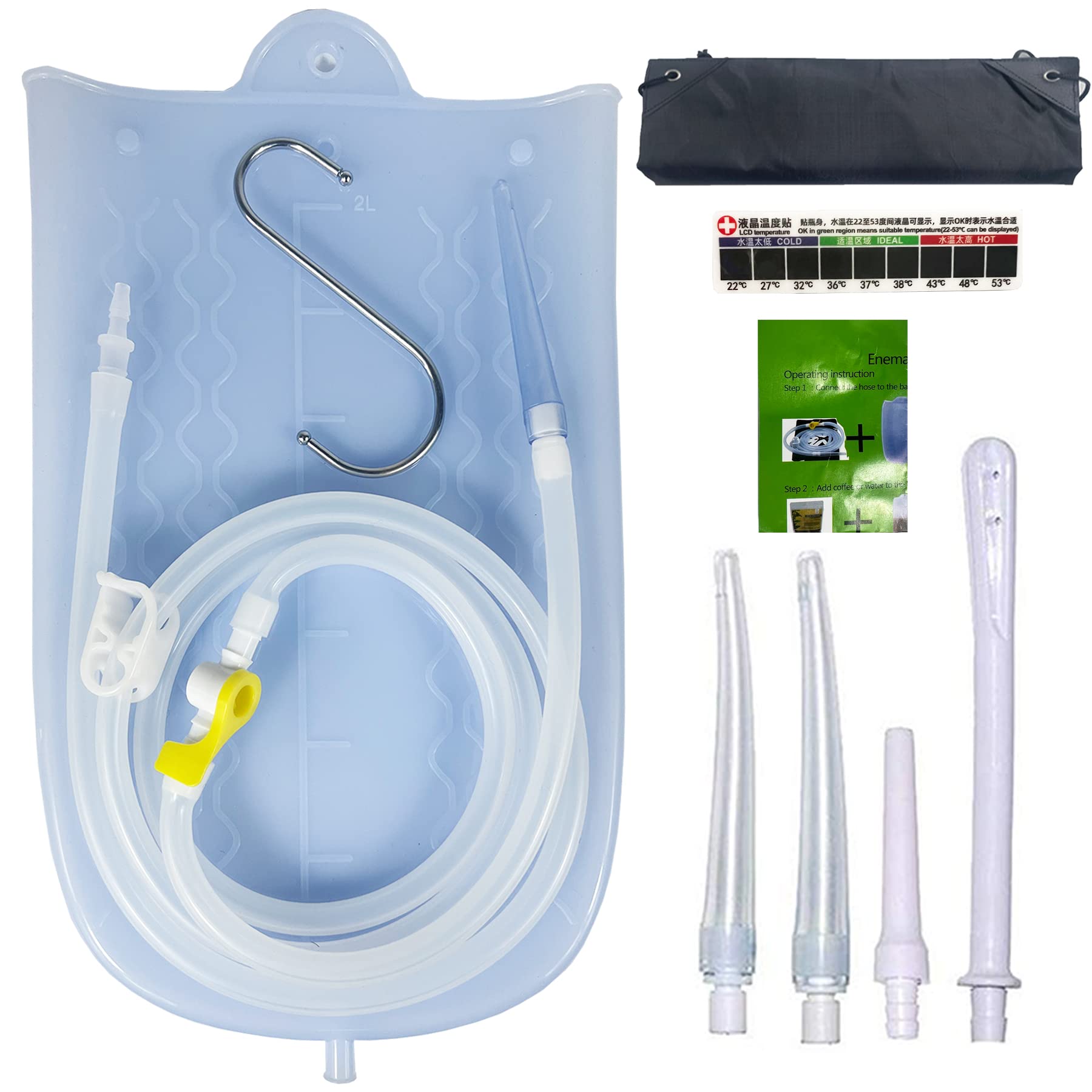 GNEGKLEAN bolsa frontal mostrando material de silicona y limpieza fácil