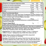 Go Healthy Natural comparación de tamaño junto a mano infantil para referencia