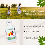 Cucharada con líquido de Go Healthy mostrando textura y fácil absorción