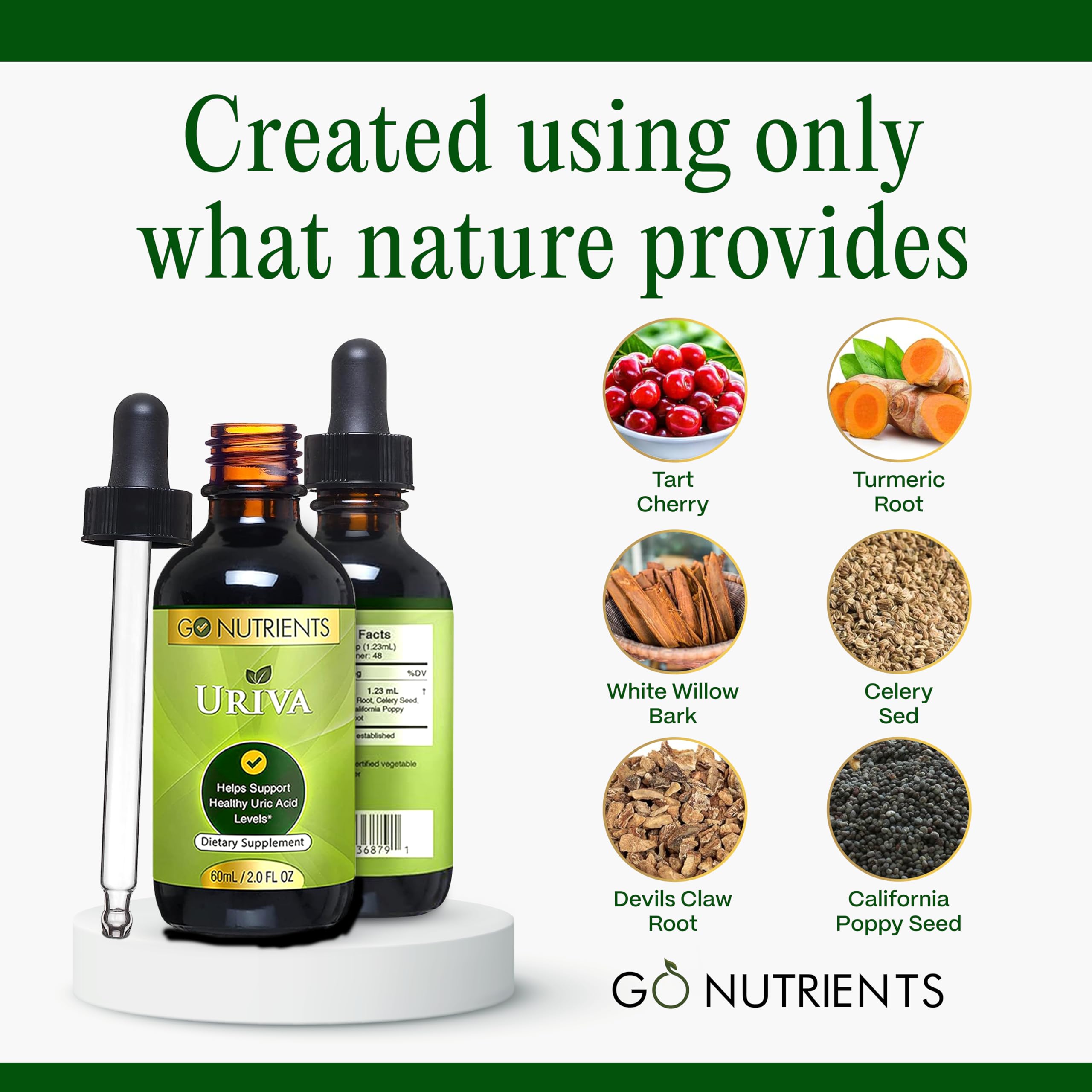 Go Nutrients etiqueta nutricional visible para confianza en calidad