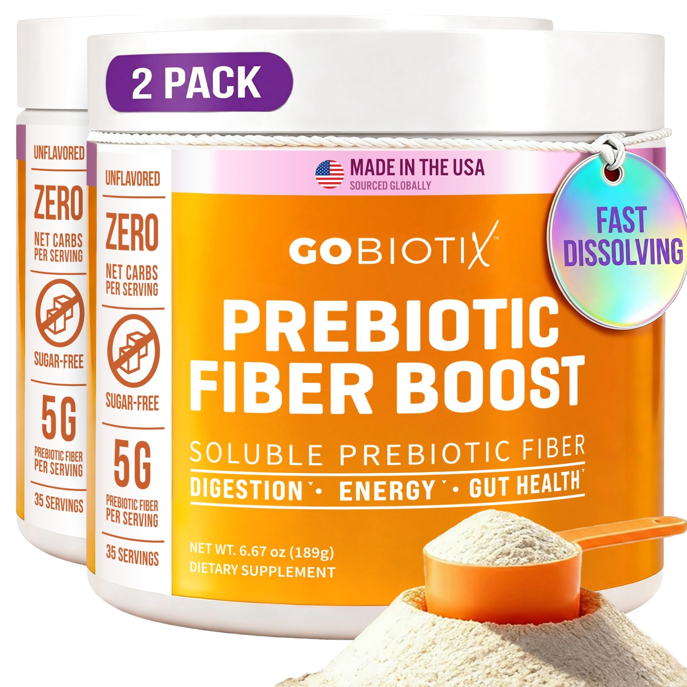 GoBiotix frente del envase mostrando diseño limpio y beneficios