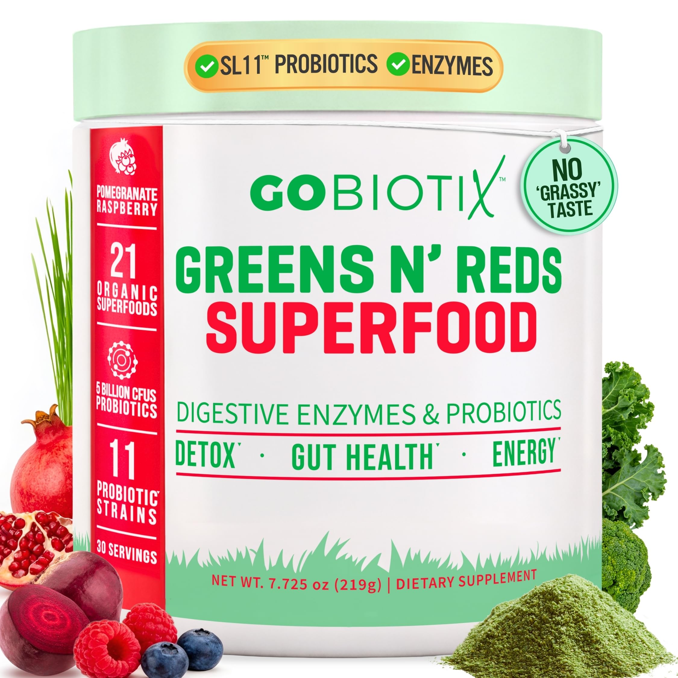 GOBIOTIX frente del envase mostrando sabor y beneficios diarios