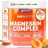 GOBIOTIX envase frontal Peach Tea mostrando 60 servicios y 420 mg