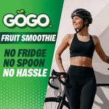 GoGo SqueeZ pouch dentro de una mochila listo para llevar