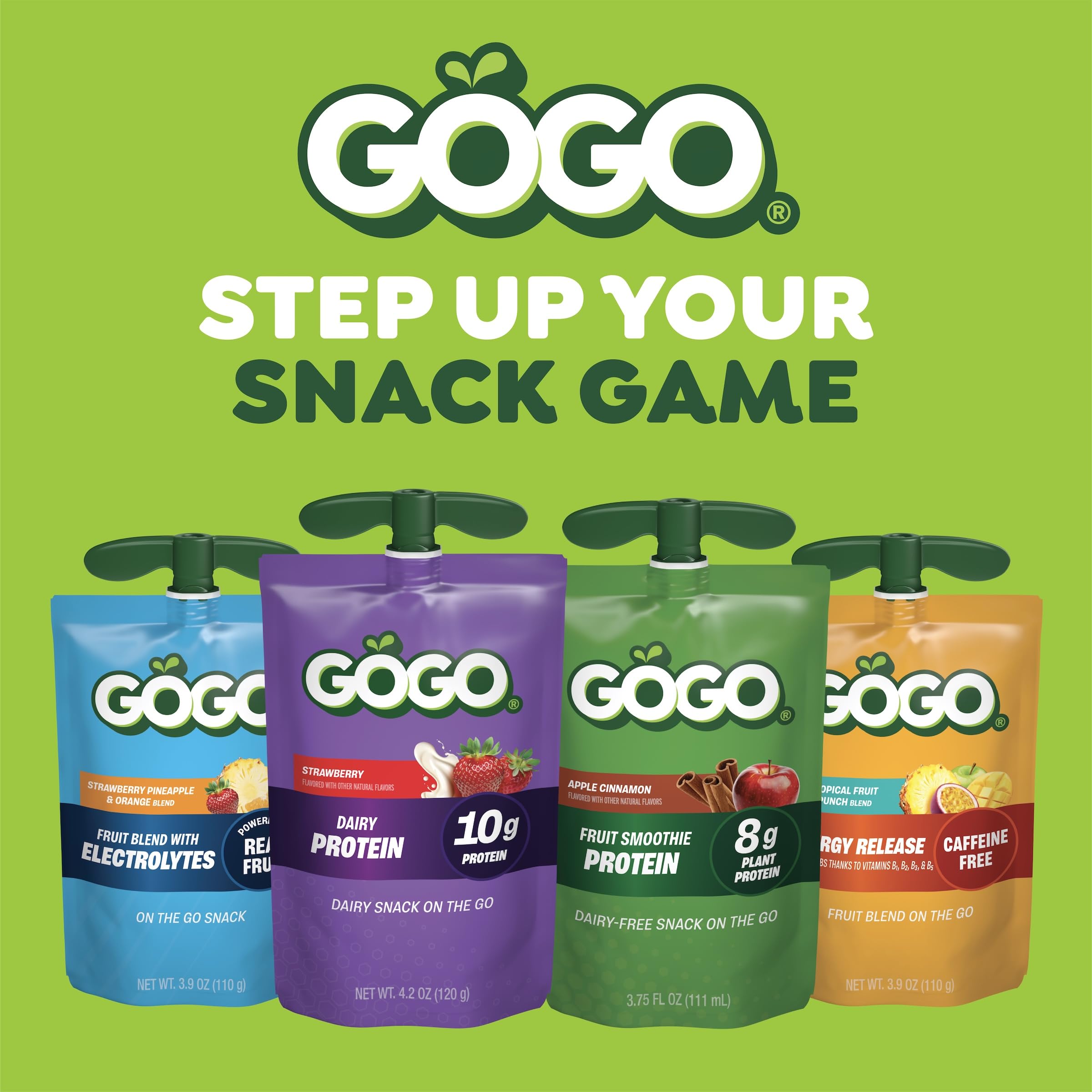 GoGo SqueeZ en bolsa de gimnasio como snack post entrenamiento