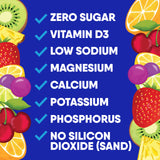 GoHydrate bebida lista en vaso sin azúcar, refrescante y saludable