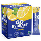 GoHydrate frente del paquete mostrando 30 sobres y beneficios