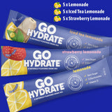 GoHydrate polvo del sobre abierto textura fina para disolución rápida