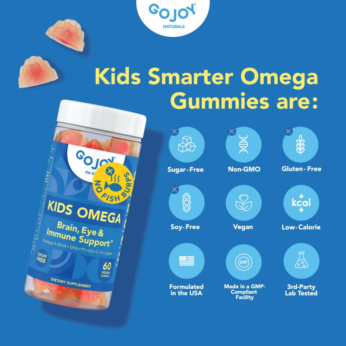 GOJOY NATURALS familia disfrutando merienda saludable con gomitas