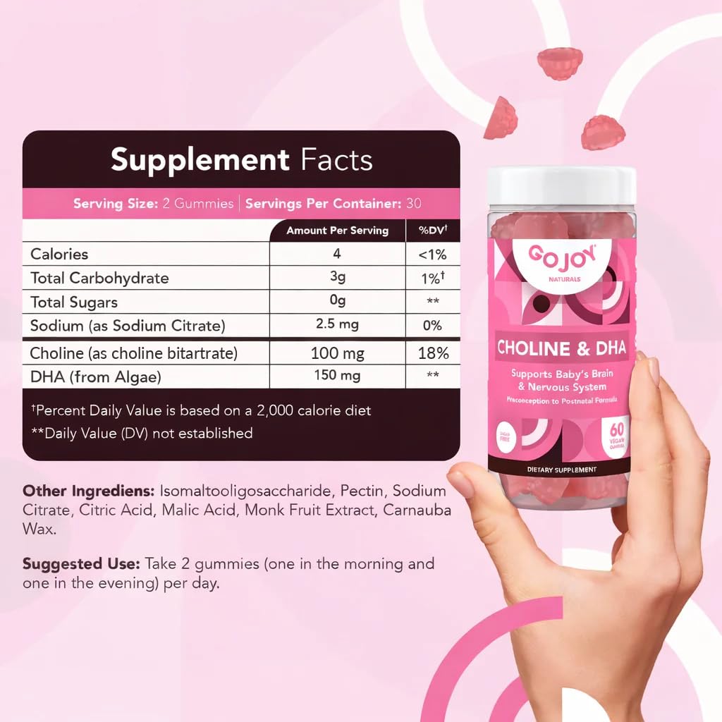 GOJOY NATURALS etiqueta nutricional con información de dosis clara