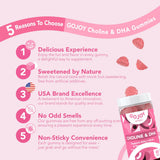 GOJOY NATURALS textura de gomitas veganas masticables, fácil ingestión