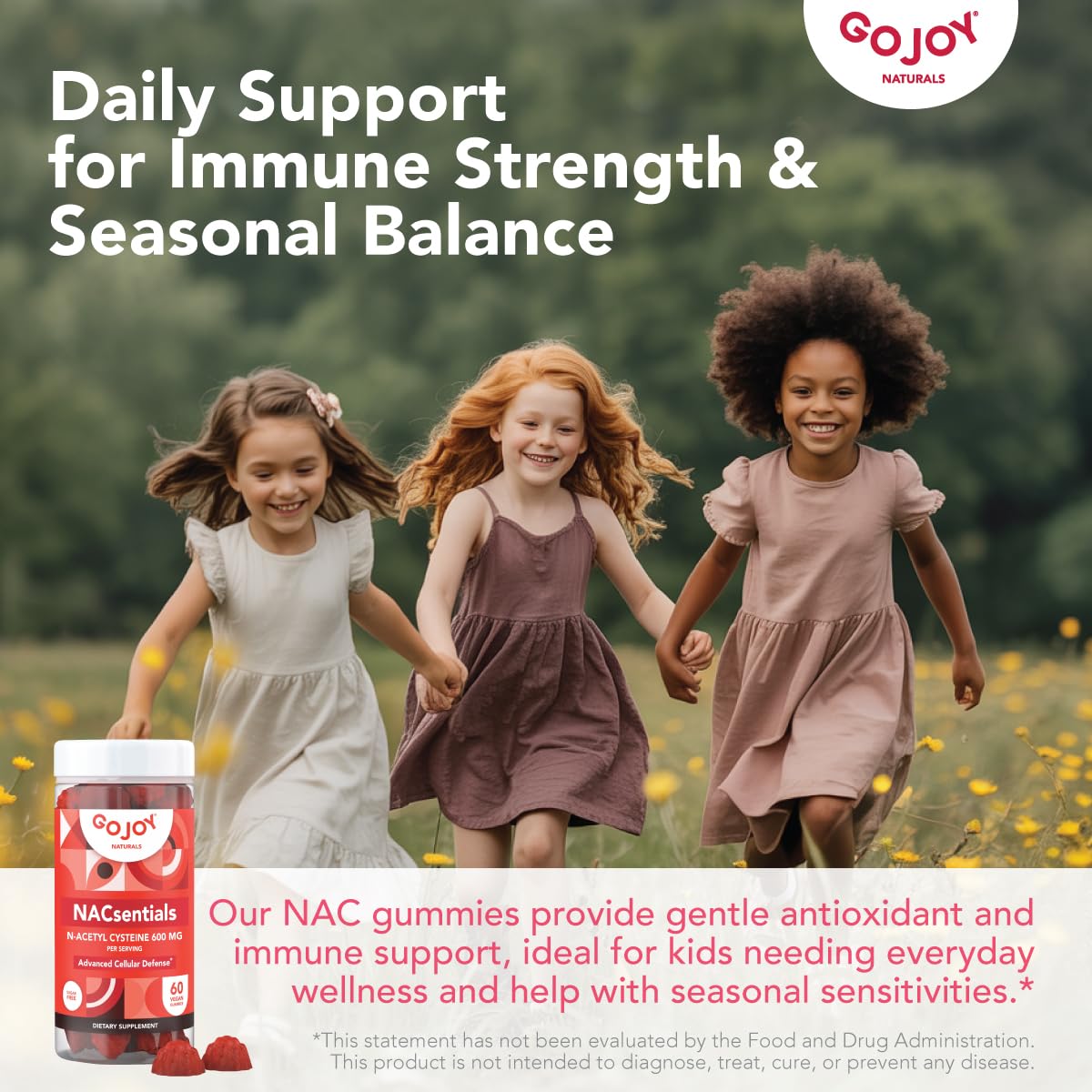 GOJOY NATURALS textura de la gominola destacando aspecto masticable y apetecible