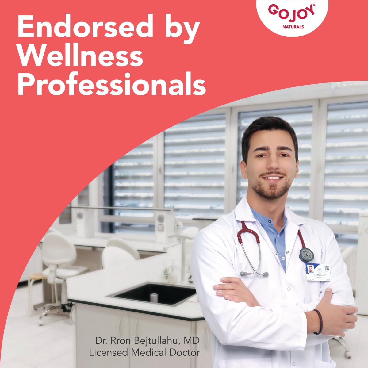 GOJOY NATURALS gominola sostenida en mano para ver tamaño y dosificación práctica