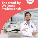 GOJOY NATURALS gominola sostenida en mano para ver tamaño y dosificación práctica