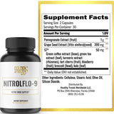 Golden After 50 etiqueta en primer plano con ingredientes y S7 patente