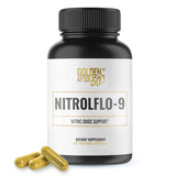 Golden After 50 bote frontal mostrando la marca y fórmula NitrolFlo-9