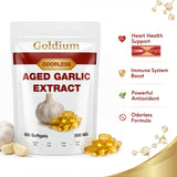 Goldium detalle de softgel que destaca fácil de tragar y sin olor