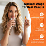 Goldium etiqueta con información nutricional y garantía de pruebas de terceros
