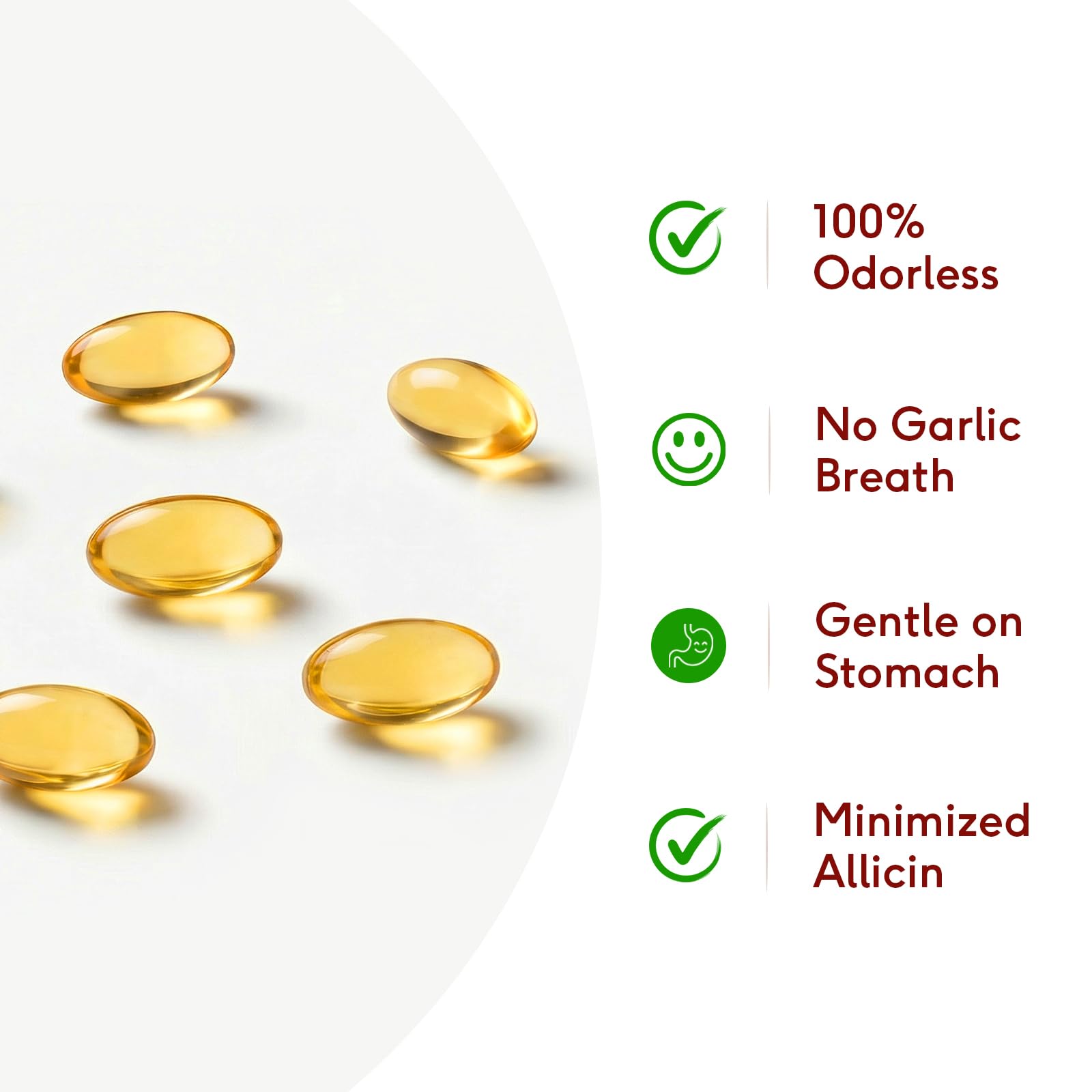 Goldium etiqueta de ingredientes que resalta fórmula limpia y sin gluten