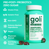 Goli bote abierto con gomitas, práctico para llevar y consumir
