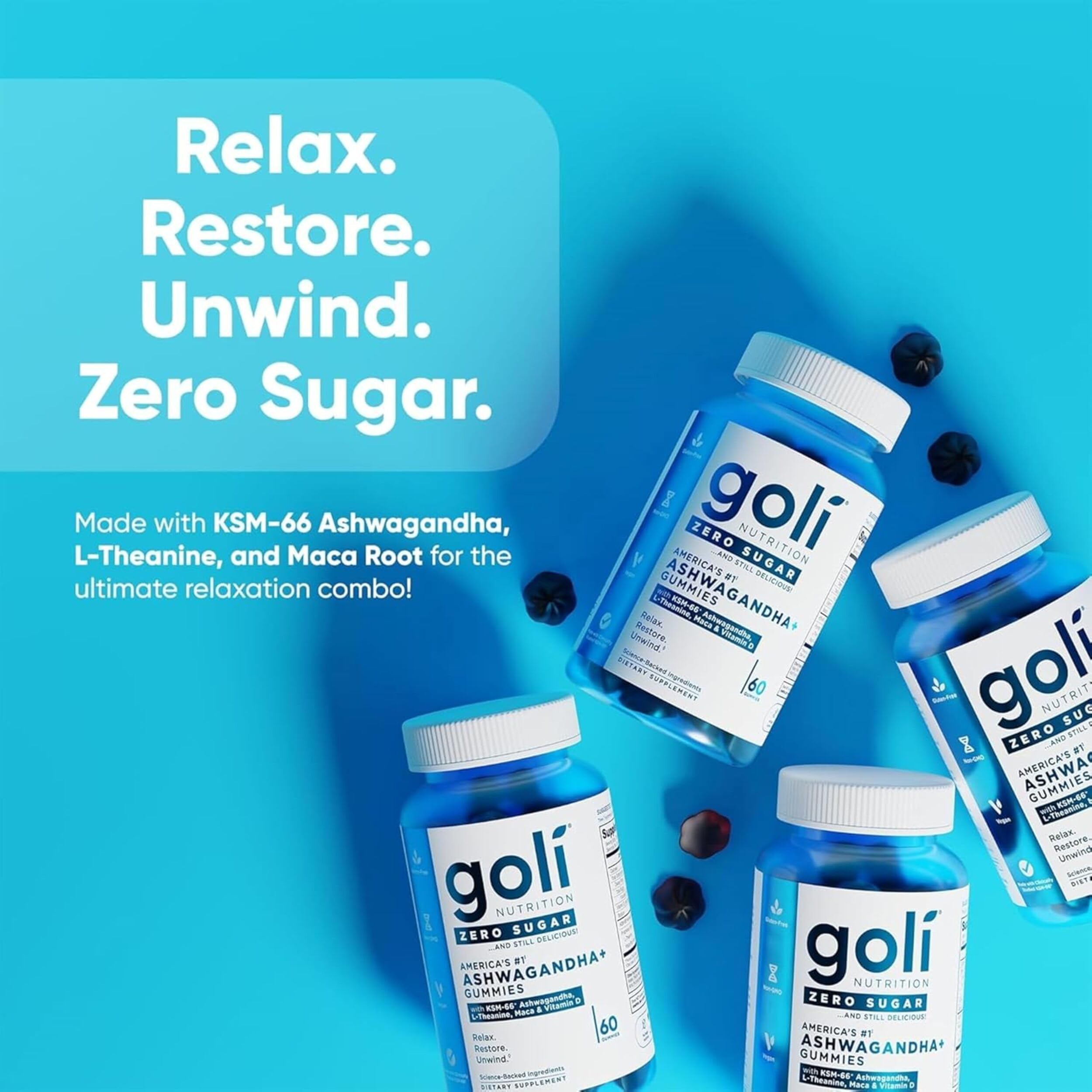 Goli gominolas en mano listas para tomar y conveniencia diaria