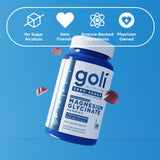 Goli: gomita en mano para comparar tamaño y portabilidad