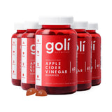 Goli gomitas envase frontal mostrando marca y cantidad, comodidad diaria