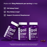 Goli etiqueta con lista de ingredientes y certificaciones visibles