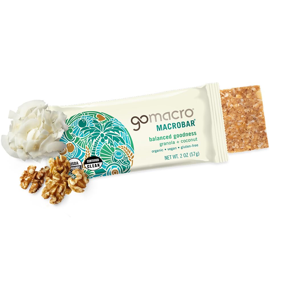 GoMacro barra en mano lista para comer, conveniente y energética
