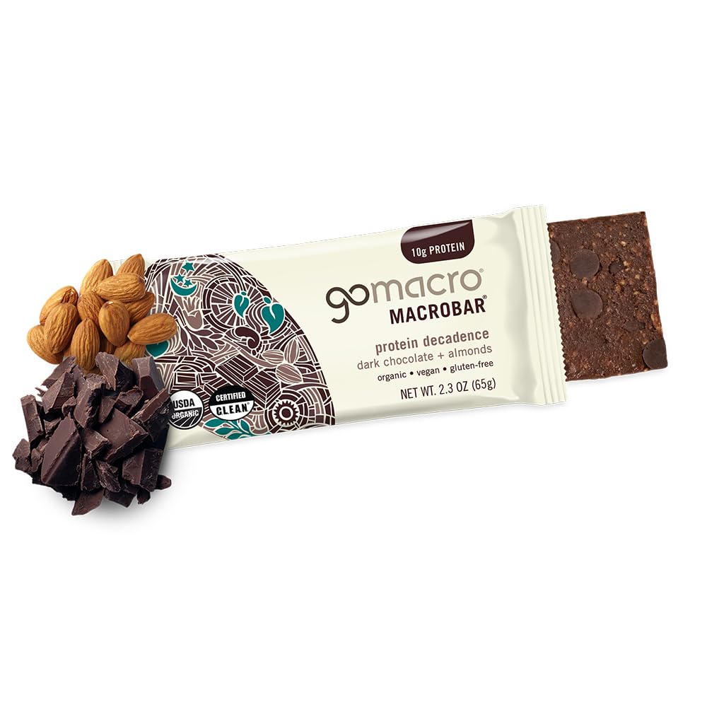 GoMacro barra en mochila lista para snack nutritivo en movimiento