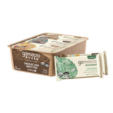 GoMacro caja frontal Chocolate Lover mostrando variedad y conveniencia