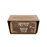 GoMacro barra junto a una mano para comparar tamaño y porción