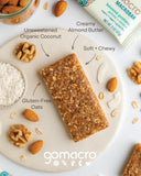 GoMacro etiqueta con lista de ingredientes orgánicos y certificaciones claras