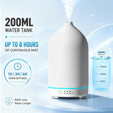 Gooamp niebla ultrasónica en funcionamiento humidifica y aromatiza