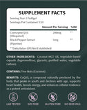 Good Friends Health Society botella abierta con softgels visibles para control de dosis