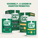 GoodBelly etiqueta nutricional enfocada en ingredientes y cepa LP299v