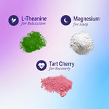 Goodi Naturals cereza ácida y polvo destacando ingredientes naturales y sabor real
