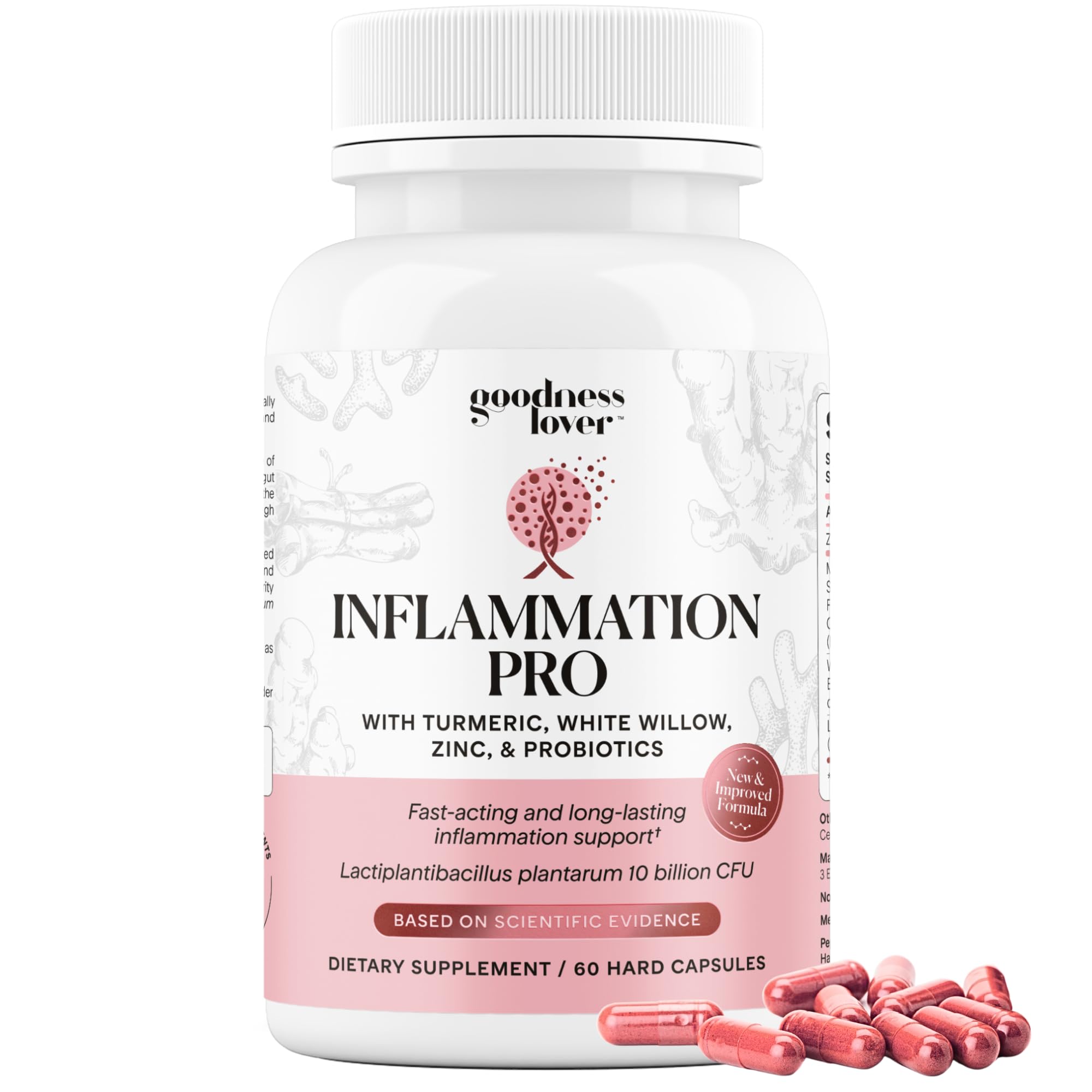 Goodness Lover envase frontal de Inflammation Pro mostrando etiqueta y diseño claro