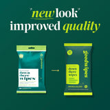 goodwipes etiqueta con ingredientes suaves como aloe y vitamina E para piel sensible