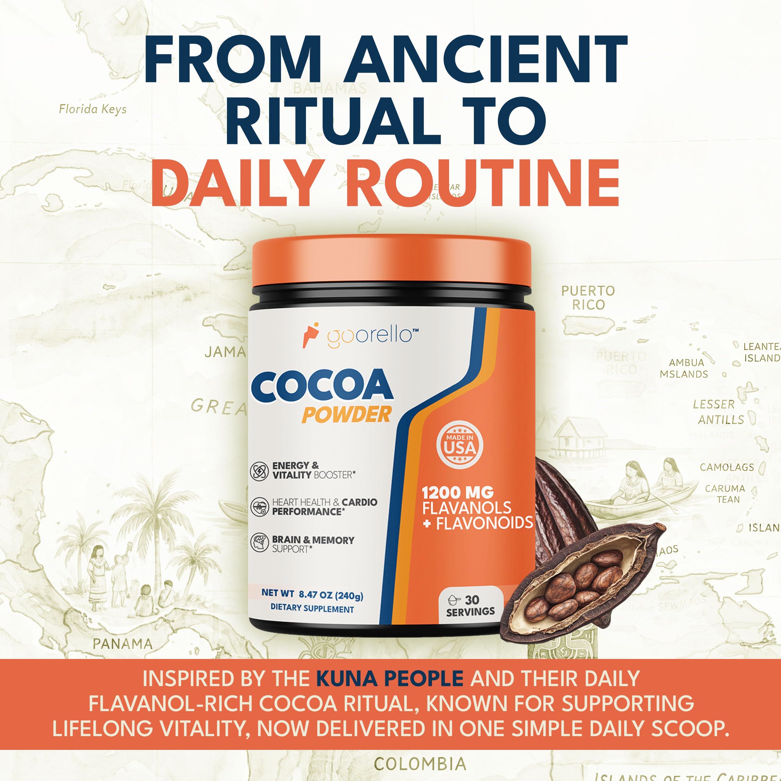 goorello producto en escena cotidiana, complemento natural para la rutina