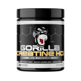 Gorilla Mind envase frontal de CON-CRĒT® Creatina HCl mostrando etiqueta y beneficios