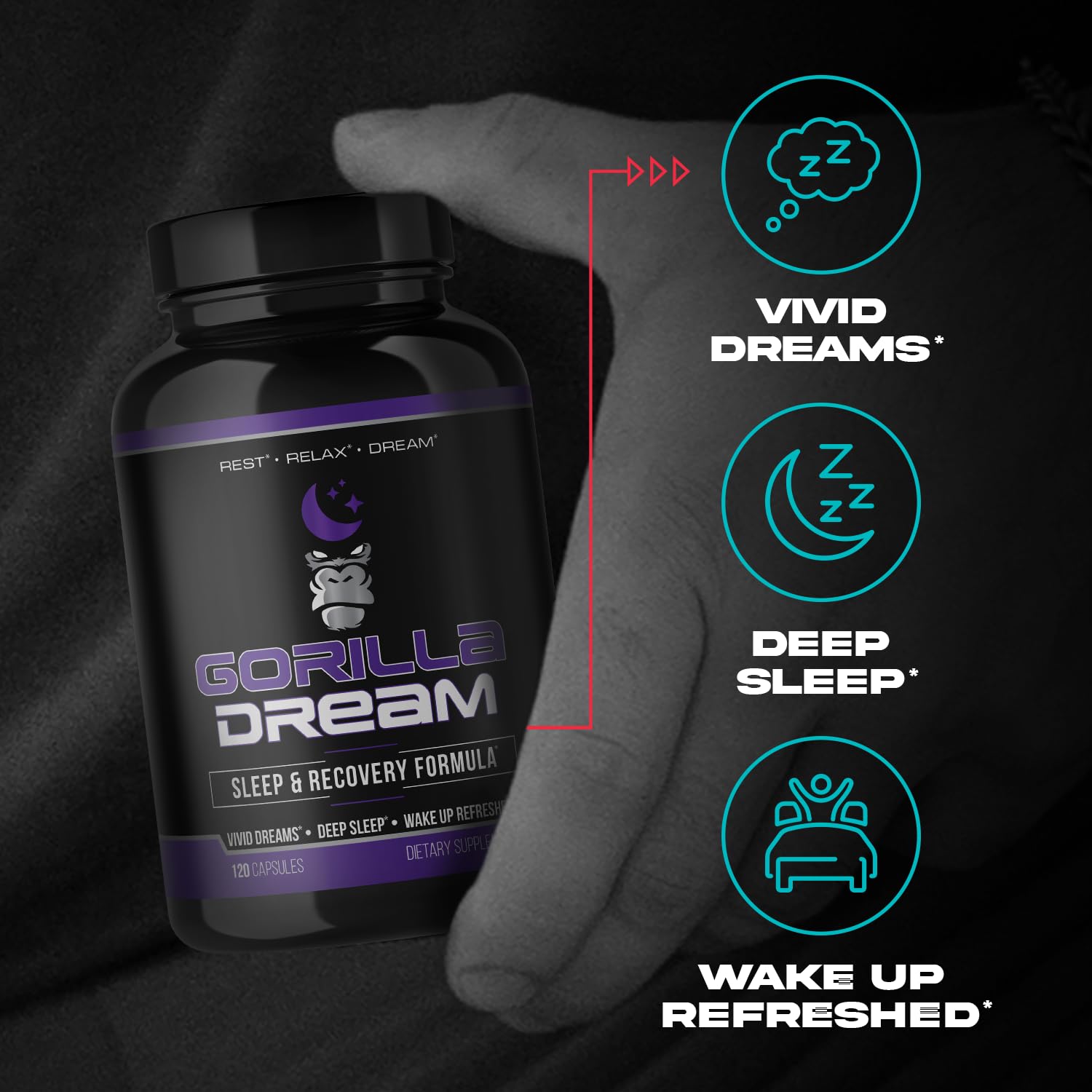 Gorilla Mind Dream cápsula abierta muestra textura del contenido y calidad