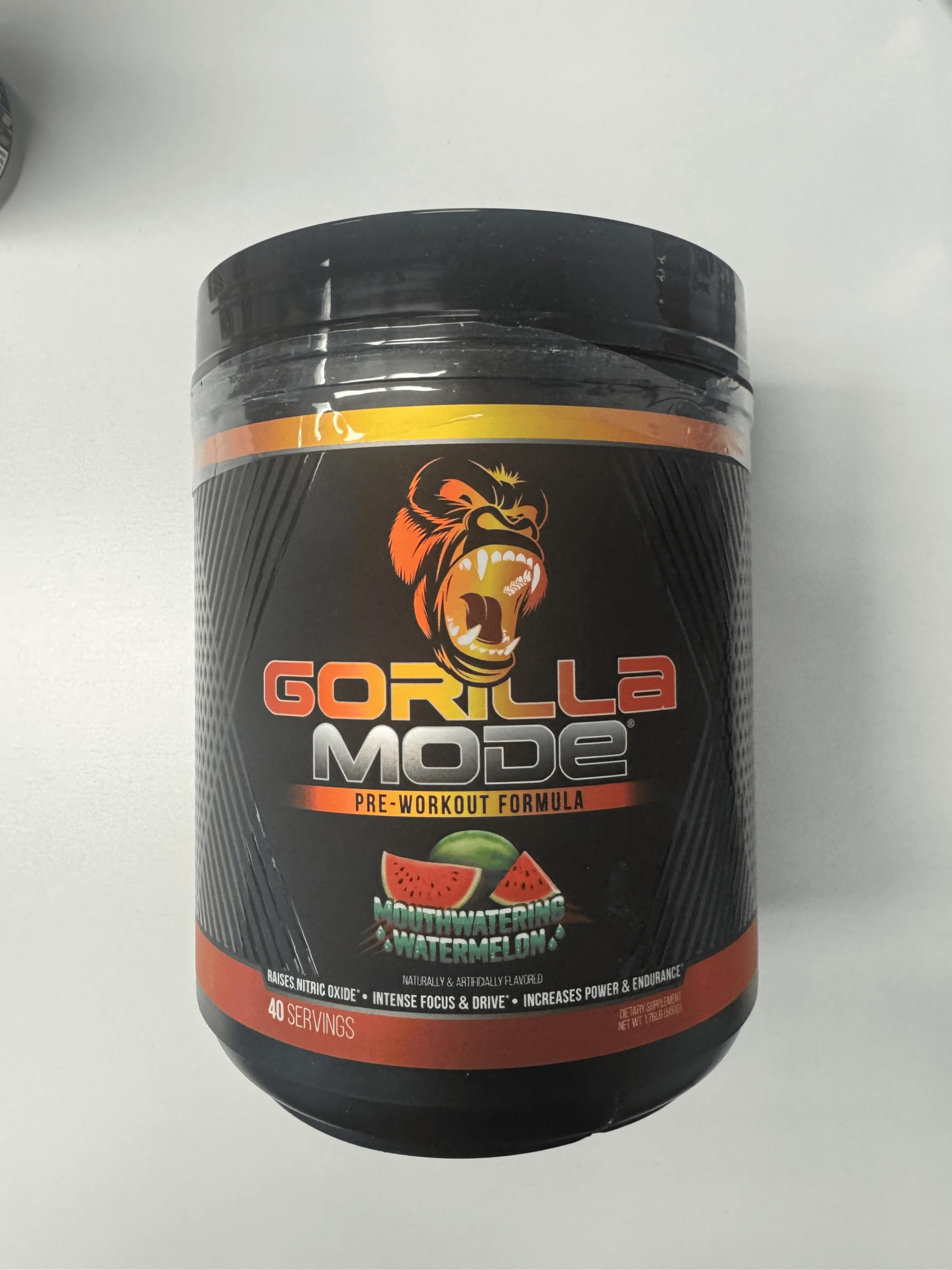 Gorilla Mind Gorilla Mode etiqueta de ingredientes mostrando dosis altas y transparencia