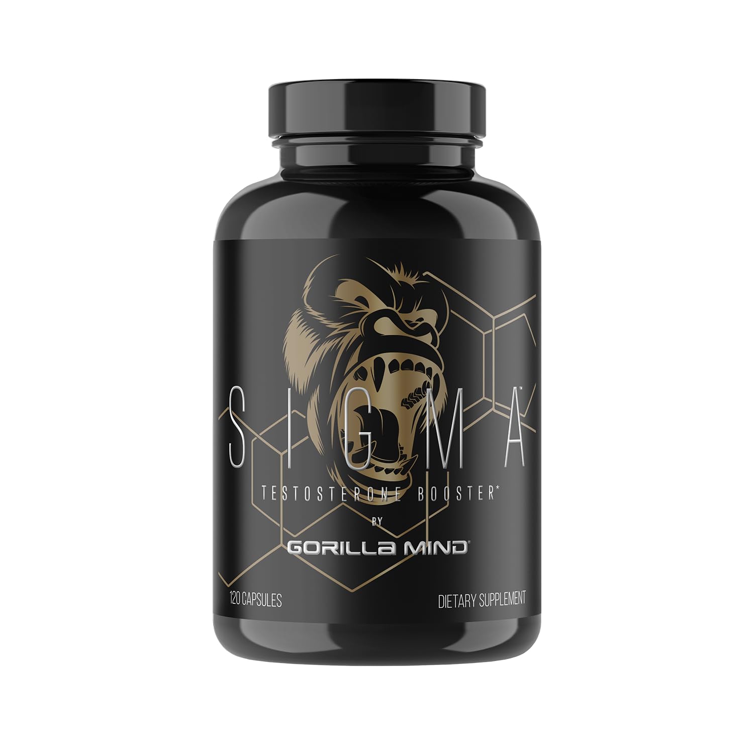 Gorilla Mind Sigma vista frontal del empaque mostrando presentación y beneficio claro