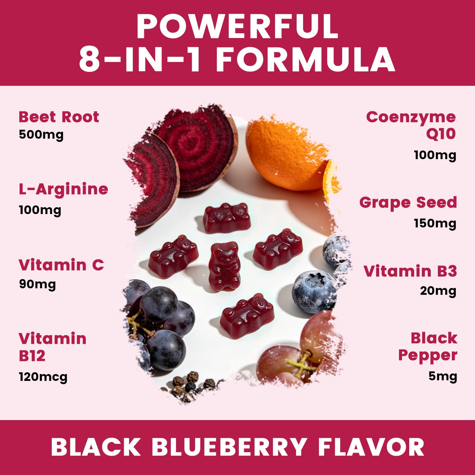 GORNVB etiqueta nutricional legible con ingredientes y dosis