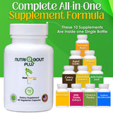 Gout and You etiqueta con lista de ingredientes y beneficios claros