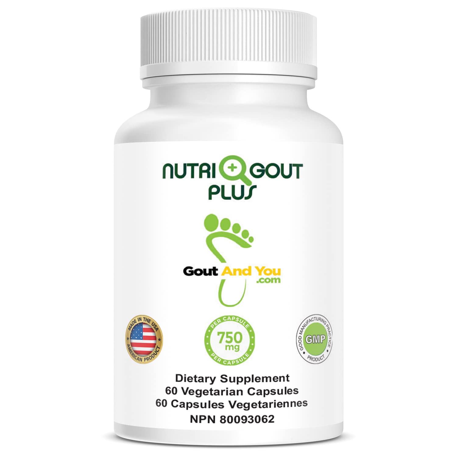 Gout and You sello GMP que destaca control de calidad y seguridad