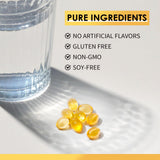 GPGP GreenPeople softgels en mano para visualizar dosis diaria práctica